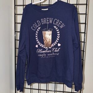 Simply Southern Blue Crewneck Sweatshirt